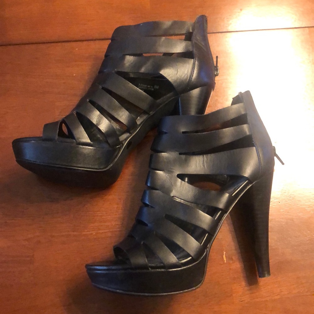 Chinese Laundry Black Peep Toes!